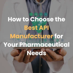 Best API Manufacturer